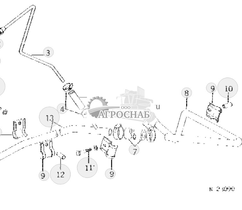Clutch Oil Transfer Pump Lines 